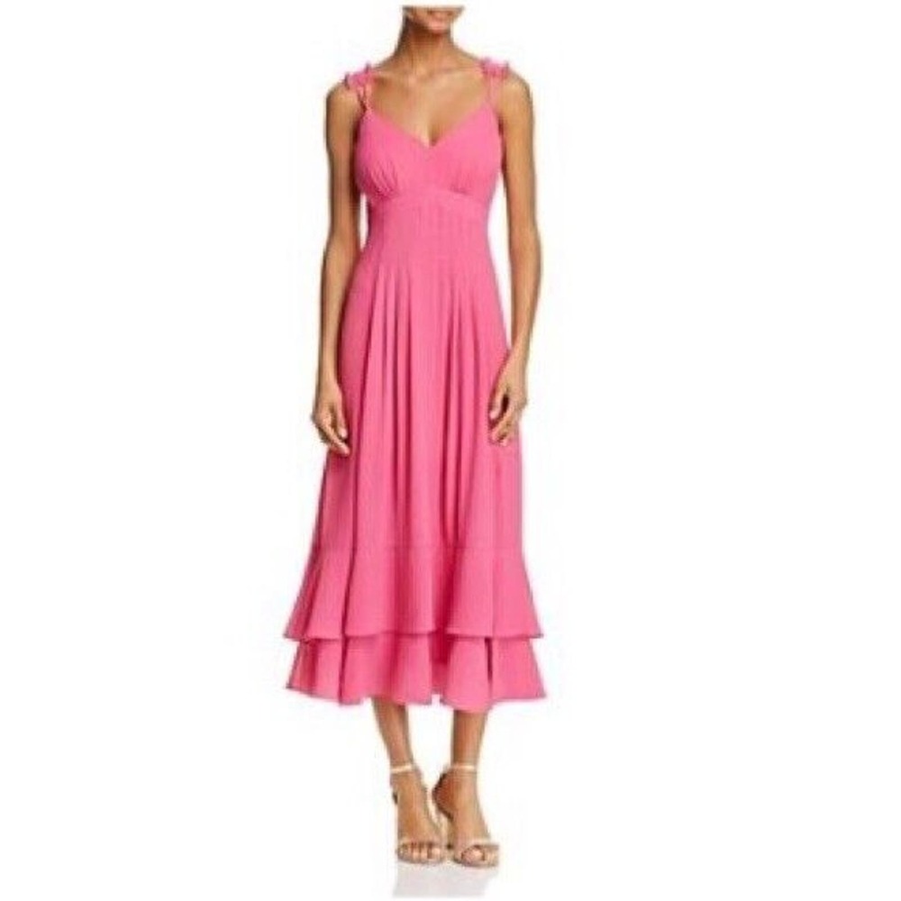 $179 Nanette Nanette Women’s Contessa Rose Summer Tiered Midi Dress Size 16 New
